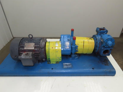 Blackmer XLW2F 2" Sliding Vane Pump Positive Displacement 5Hp 230/460V RH Inlet