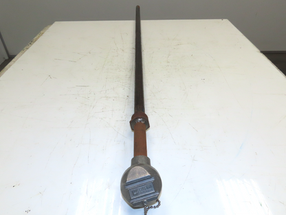 LN Leeds & Northrup Type J Thermocouple Pipe Well 1"x 48" Steel Pipe 1-1/4" NPT