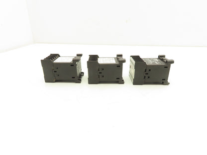 Siemens 3TF2810-0LB4 Contactor Sz 00 3-Pole 16A 1NO 600V 3PH 24VDC Coil Lot of 3