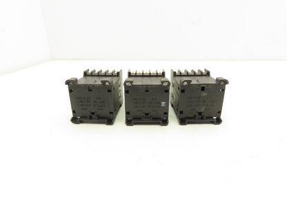 Siemens 3TF2810-0LB4 Contactor Sz 00 3-Pole 16A 1NO 600V 3PH 24VDC Coil Lot of 3