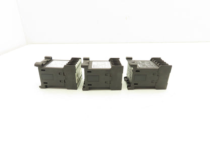 Siemens 3TF2810-0LB4 Contactor Sz 00 3-Pole 16A 1NO 600V 3PH 24VDC Coil Lot of 3