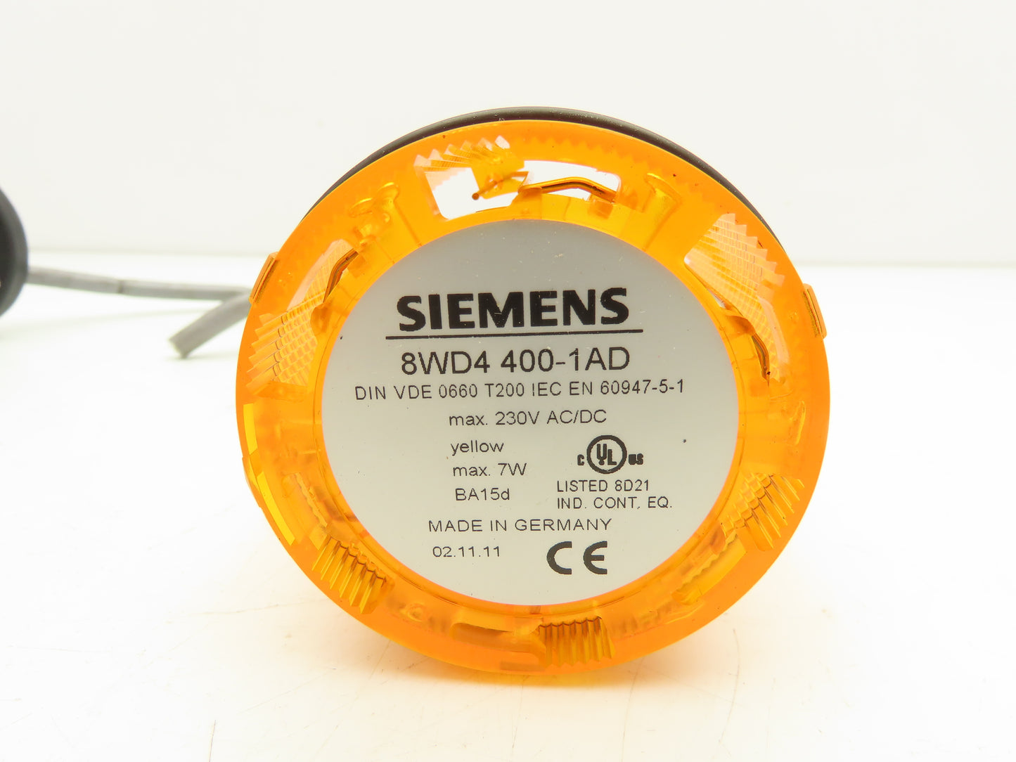 Siemens 8WD4408-0AA Signaling Column Stack Light Tower Red Amber Clear 70mm 230V