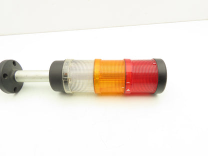 Siemens 8WD4408-0AA Signaling Column Stack Light Tower Red Amber Clear 70mm 230V