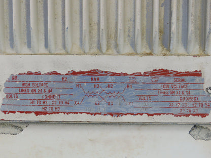 GE 9T21B1006G2 Stepdown Power Transformer 10kva 1Ph HV 240/480 LV 120/240