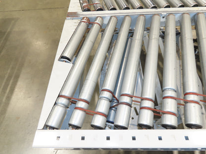 ConveyX 52"x 10' MDR Motorized Roller Conveyor 48"BF Skewed Angle Rollers 115V