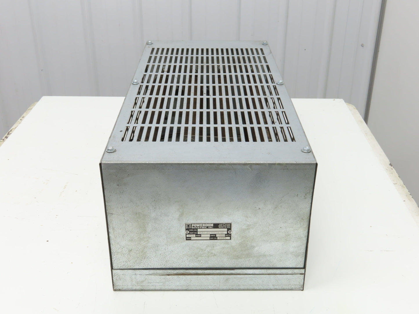 Powerohm 8ER7-23-GCE24-NC Brake Fixed Resistor Bank 25O 13200 Watts 25 ohms