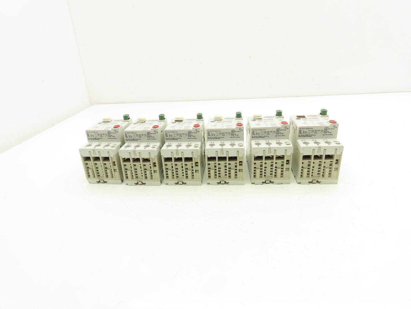 Allen Bradley 140-MN-0160 Manual Motor Starter Breaker 1.6A Variable Lot of 6