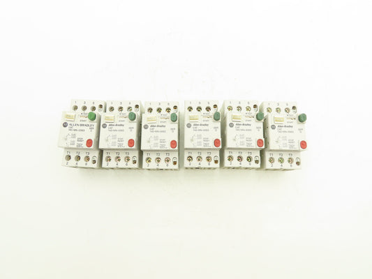 Allen Bradley 140-MN-0063 Manual Motor Starter Breaker 0.63A Variable Lot of 6
