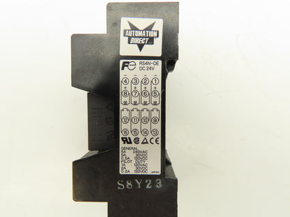 Automation Direct RS4N-DE Card Relay 24V 5A NO Lot of 4