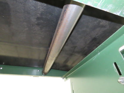 30"x 48" Slider Bed Conveyor on Casters 28" Belt 460V Direct Drive 15 FPM