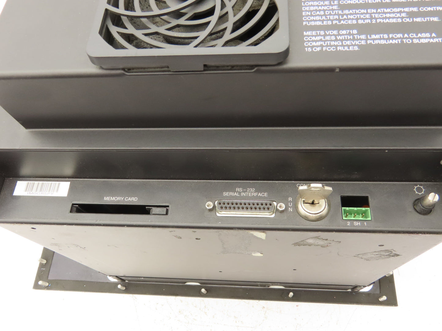 Allen Bradley 2711-KC1MC PanelView 1200 Operator Control Panel Terminal Ser F