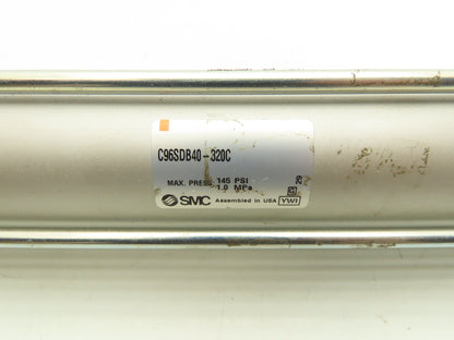 SMC C96SDB40-320C Pneumatic Cylinder Double Acting 40mm Bore 320mm Stroke