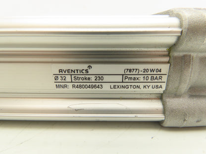 Aventics R480049643 Pneumatic Air Cylinder 32mm Bore 230mm Stroke Lot of 3