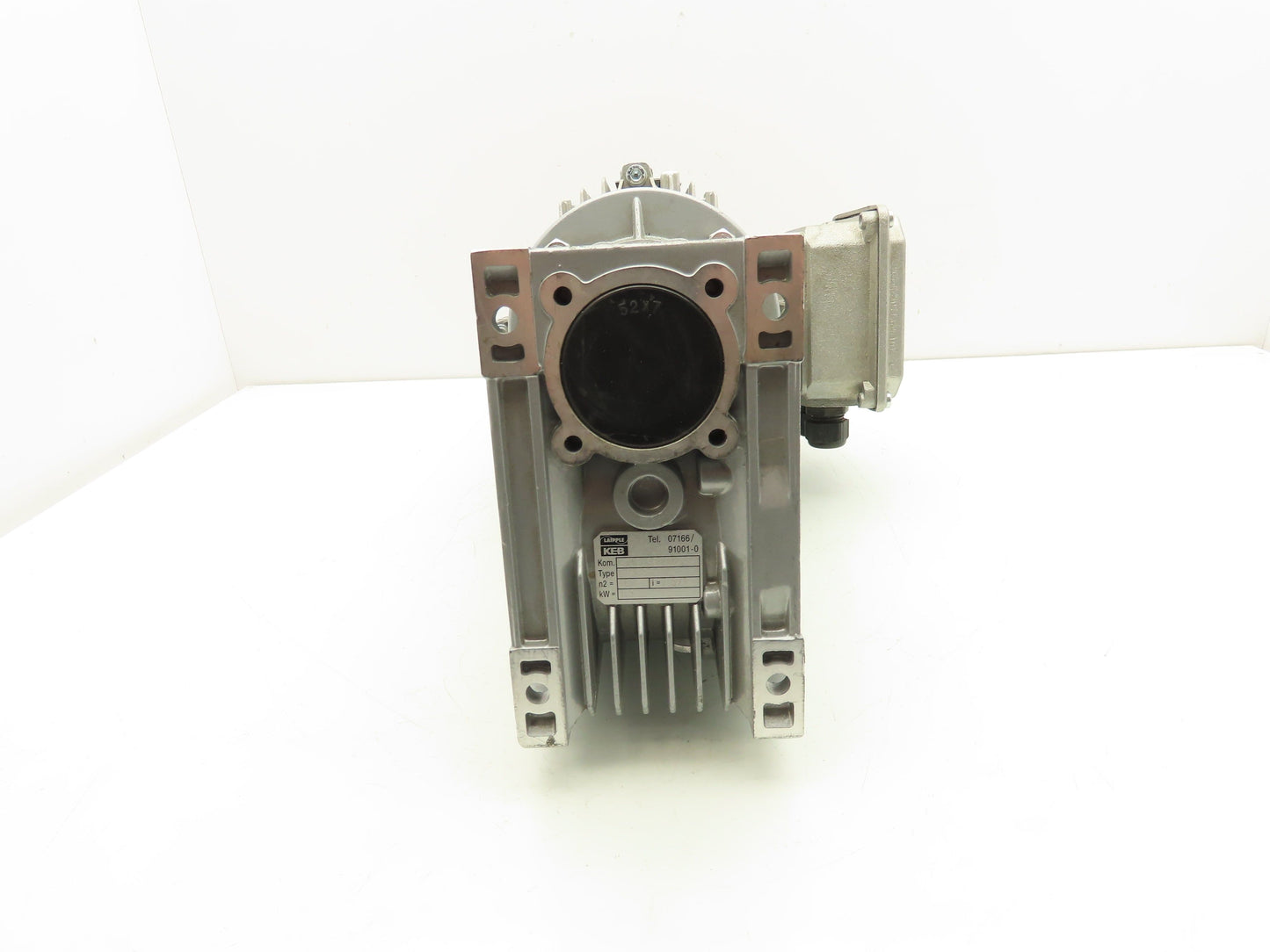 Laipple KEB NMS63 ME90La4 Gear Motor 230 RPM 266/460VAC 7.5:1 Ratio