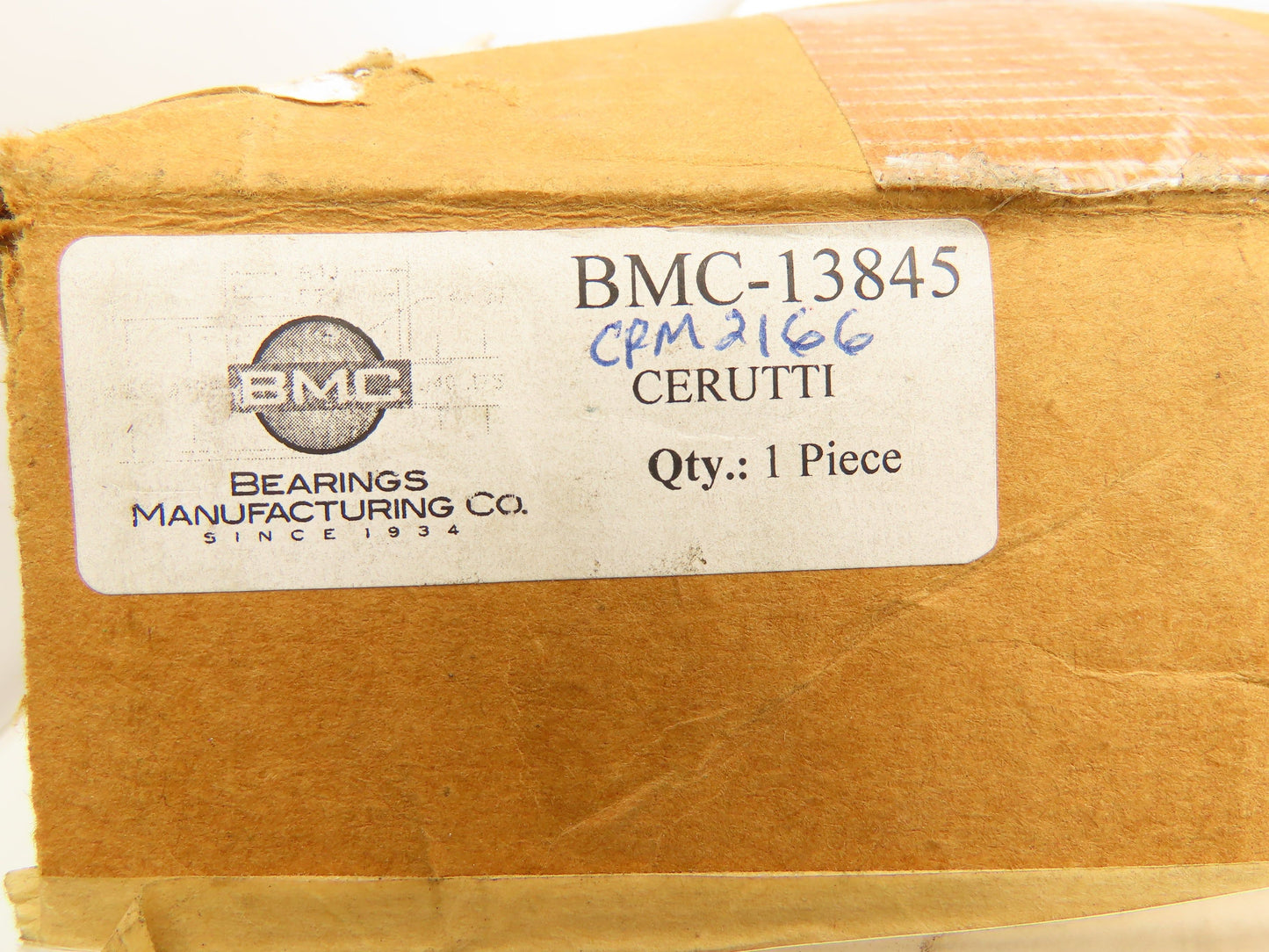 BMC Bearings BMC-13845 Roller Bearing 124.8mm ID 177mm OD 90mm W
