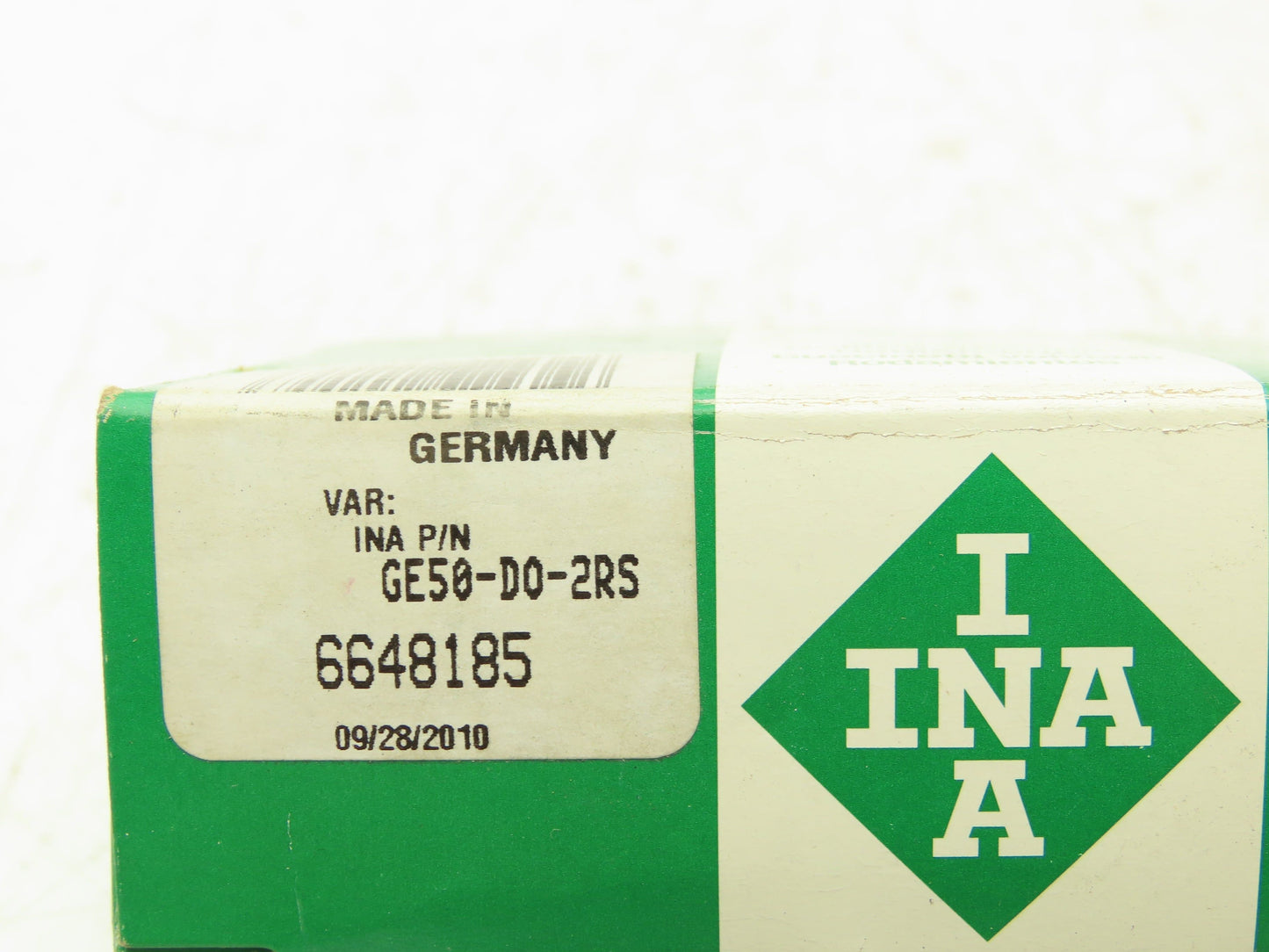 INA GE50-DO-2RS Rolling Bearing 50mm ID 75mm OD 35 W Lot of 3