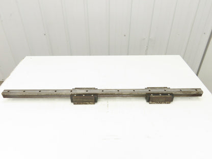 NSK LY 35 Linear Bearing LM Guide Rail 2-Blocks 34mm x 1020mm 40"L