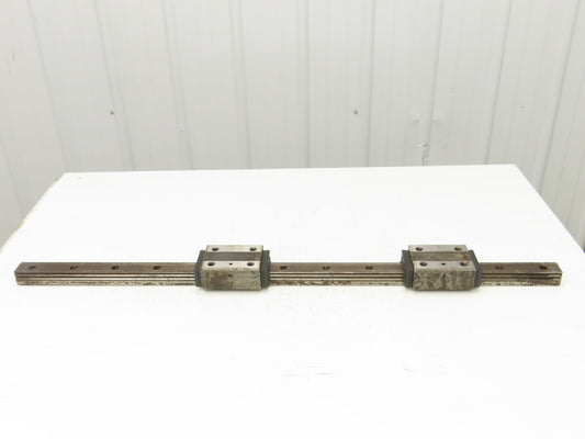 NSK LY 35 Linear Bearing LM Guide Rail 2-Blocks 34mm x 1020mm 40"L