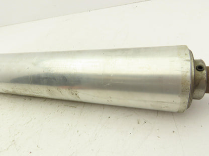 3.25"x 34" Aluminum Conveyor Pulley Roller 38" OAL 1.25" Shaft