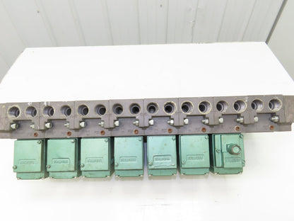 Numatics 8-Station FlexiBlok Manifold 5/2 Pneumatic Solenoid Valves 35JPR4150