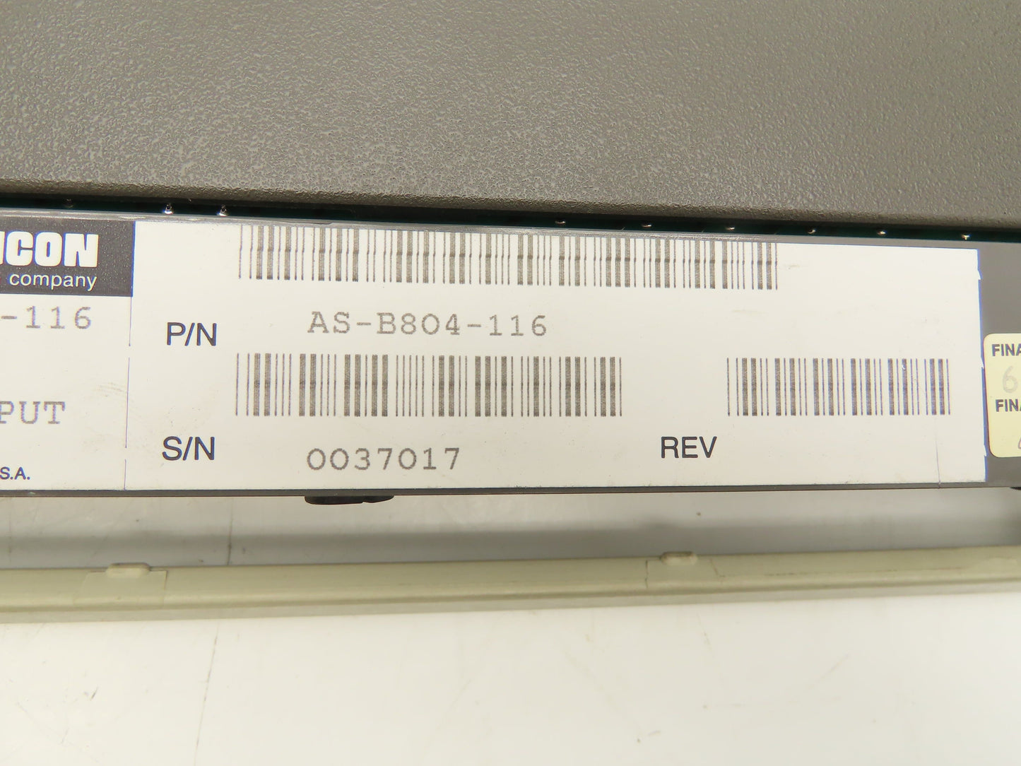 Modicon AEG AS-B804-116 Output Module 115VAC 16 Point Lot Of 5