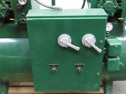 Rietschle Dual Vacuum Pump 3Hp 230/460V 3Ph Baldor Motor 140Gal Tank -25inHG