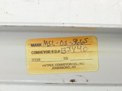 Hytrol 40"W Conveyor Leg Floor Support 4-5/8"-6-1/4"H  Lot of 2