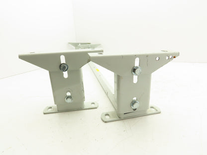 Hytrol 36"W Conveyor Leg Floor Support 4-5/8"-6-5/8"H  Lot of 2