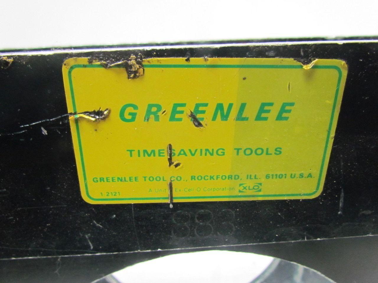 Greenlee 883 Hydraulic Rigid Pipe Conduit Bender Frame Only 1/2" to 3"