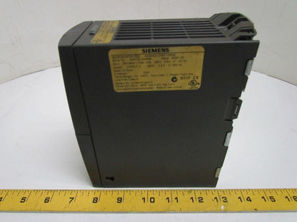 Siemens 6SE6420-2AB17-5AA0 Micromaster 420 VFD Drive Unit 240VAC 1Ph 0.75KW