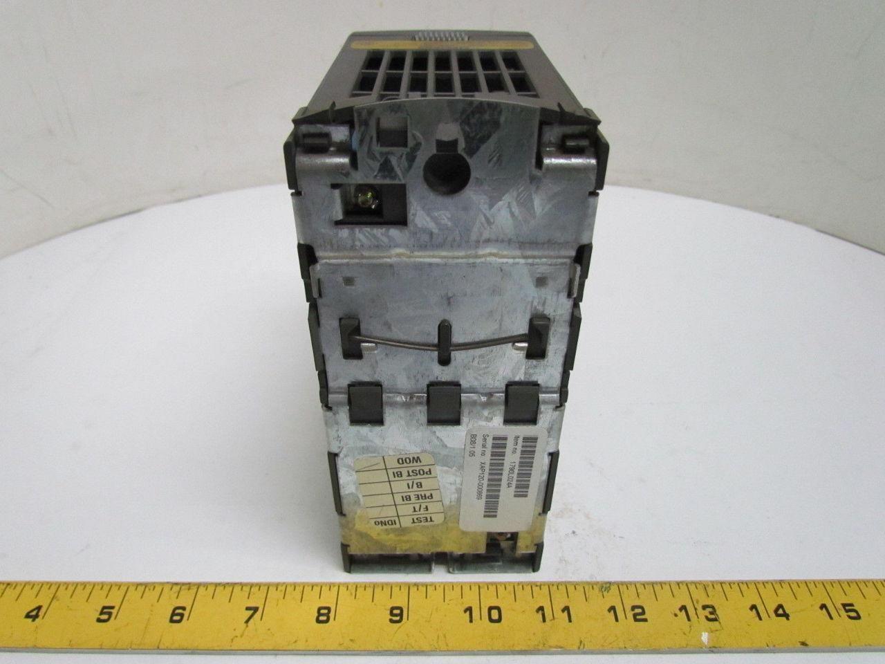 Siemens 6SE6420-2AB17-5AA0 Micromaster 420 VFD Drive Unit 240VAC 1Ph 0.75KW