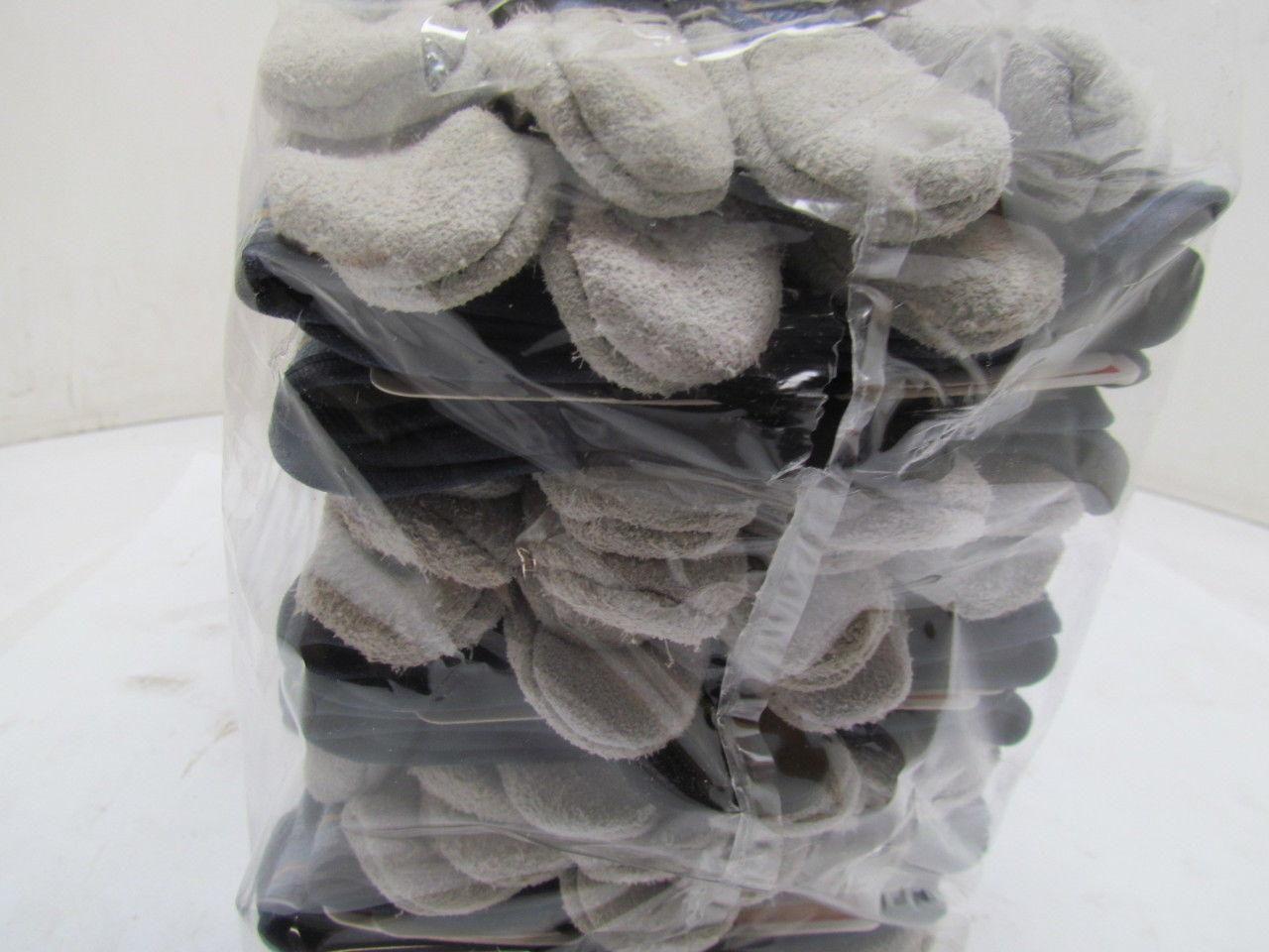 Condor 4TJV1 Size Medium Premium Leather Palm Gloves Cow Split Grey 12 Pair
