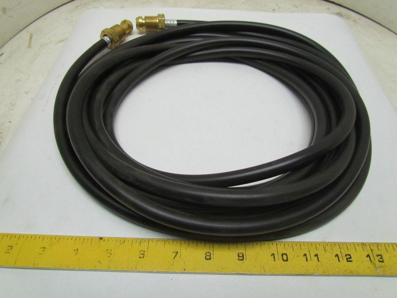 WeldTec WTC40V78L Tig Welding Power Cable 7/8-14 LH Thread 20' Length Rubber