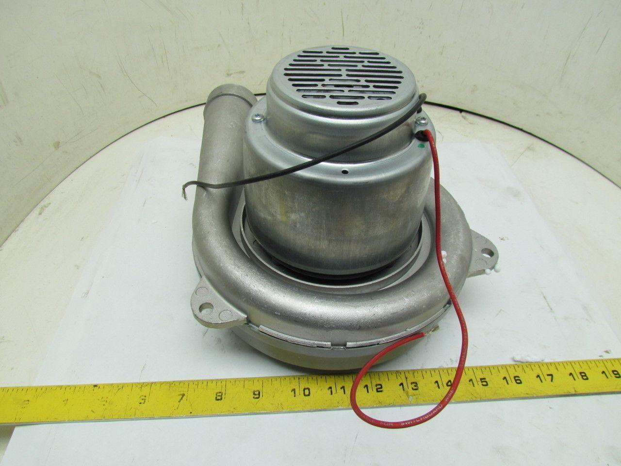 Ametek 122207-18 2-Stage 1-Speed Vacuum Motor/Blower Tangential 24VDC 130 CFM