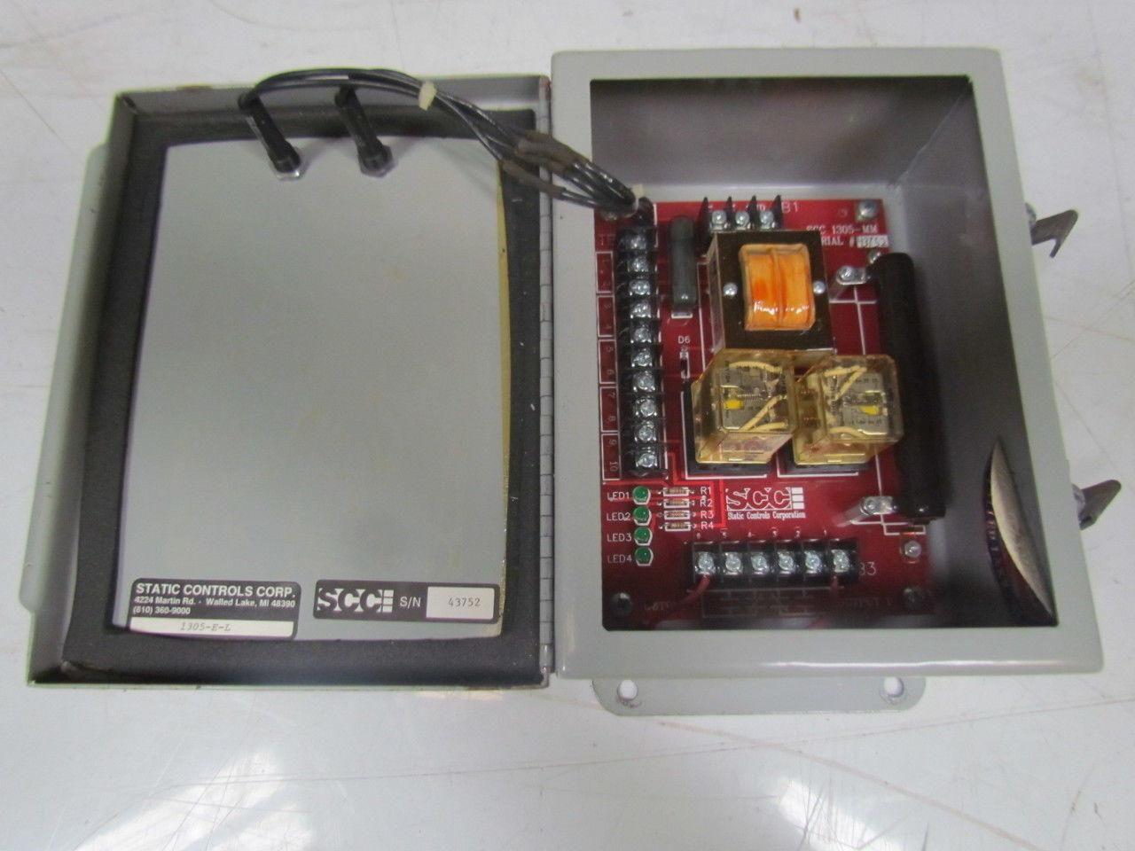 SCC Static Controls Corporation 1305-E-L Failsafe Control Board # SCC 1305 MM