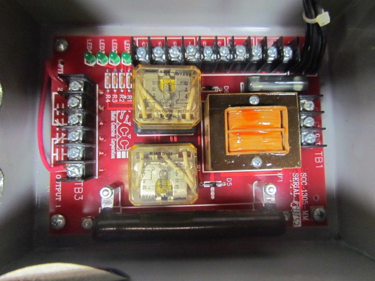 SCC Static Controls Corporation 1305-E-L Failsafe Control Board # SCC 1305 MM