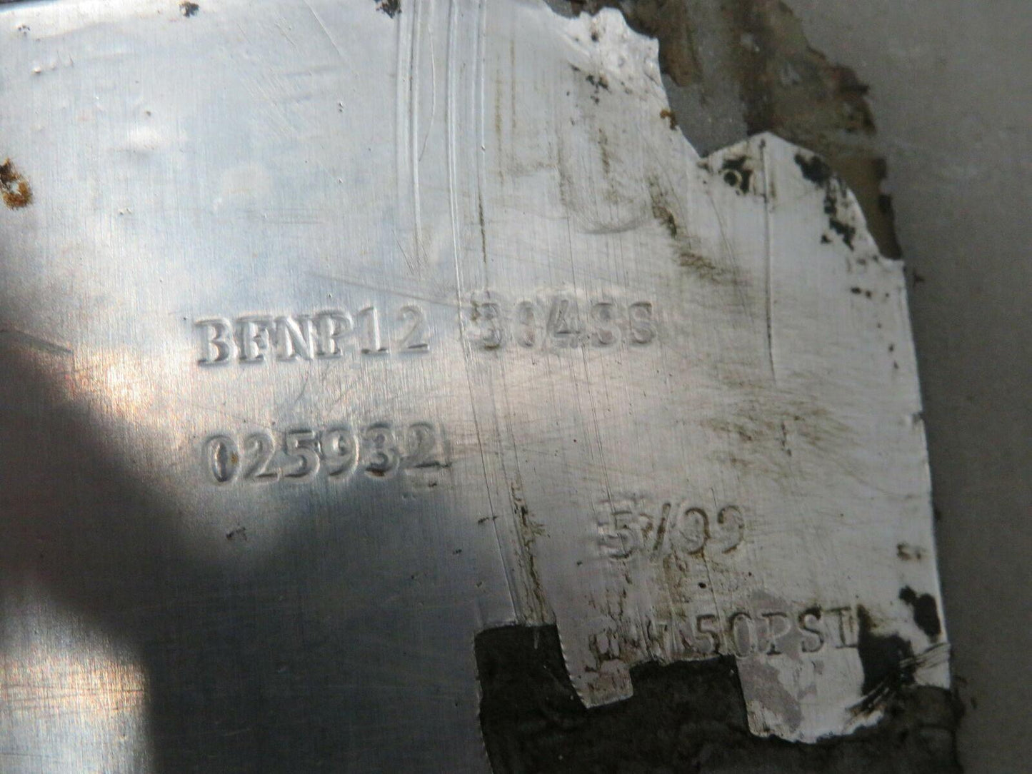 FSI BFNP12 Hydraulic Basket Strainer 304 Stainless Steel #2 Baghouse Filter 29"L