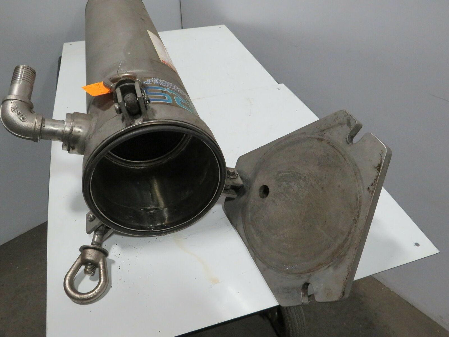 FSI BFNP12 Hydraulic Basket Strainer 304 Stainless Steel #2 Baghouse Filter 29"L