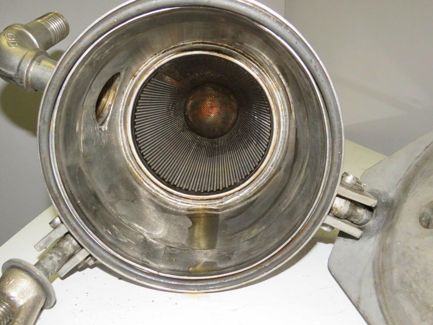 FSI BFNP12 Hydraulic Basket Strainer 304 Stainless Steel #2 Baghouse Filter 29"L